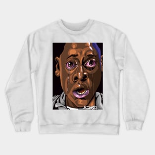 Get Out "The Sunken Place" portrait (original) Crewneck Sweatshirt